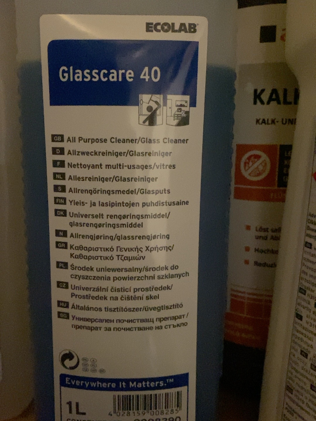 Originalaufnahme aus unserem Bestand: Ecolab Glasscare 40