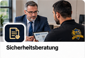 Illustration: Sicherheitsberatung im F.S.-Firmenauftritt
