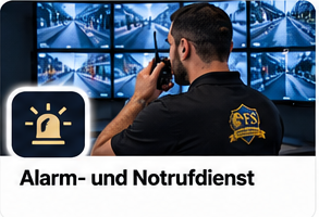 Illustration: Alarm- und Notrufdienst im F.S.-Firmenauftritt