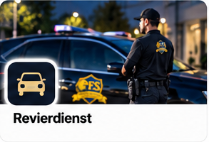 Illustration: Revierdienst im F.S.-Firmenauftritt