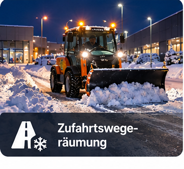 Illustration: Zufahrtswegeräumung