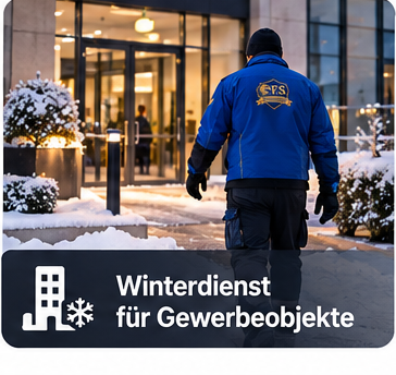 Illustration: Winterdienst für Gewerbeobjekte