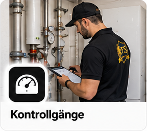 Illustration: Kontrollgänge im Hausmeisterservice