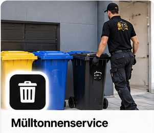 Illustration: Mülltonnenservice