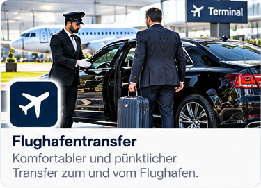 Illustration: Flughafentransfer