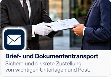 Illustration: Brief- und Dokumententransport
