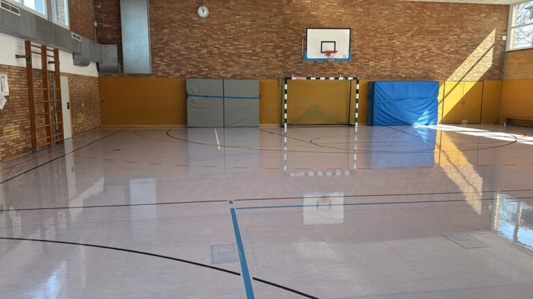 Sporthalle – Bodenfläche